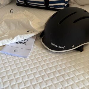 Thousand Kids Helmet in Matte Black - Safe, Stylish Protection